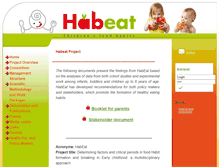 Tablet Screenshot of habeat.eu